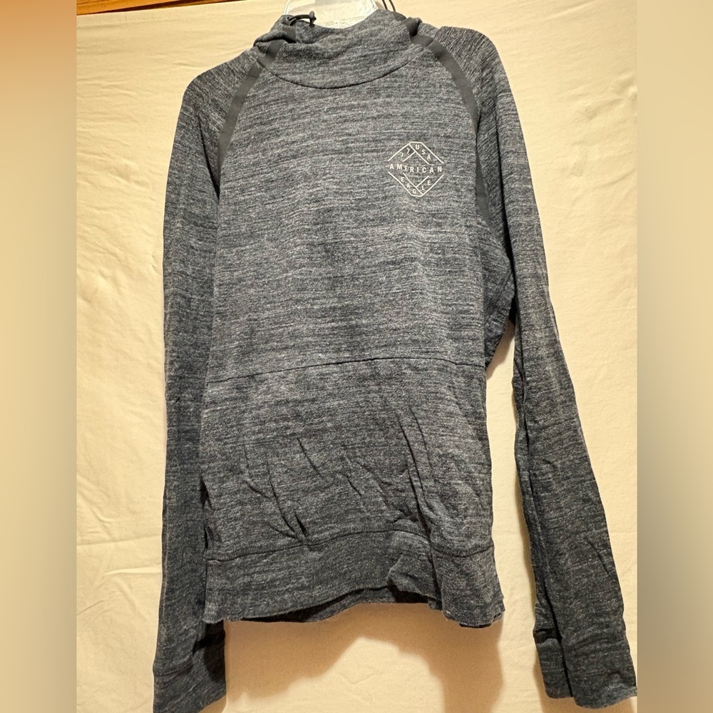 American Eagle Outfitters Gray Lightweight Hoodie